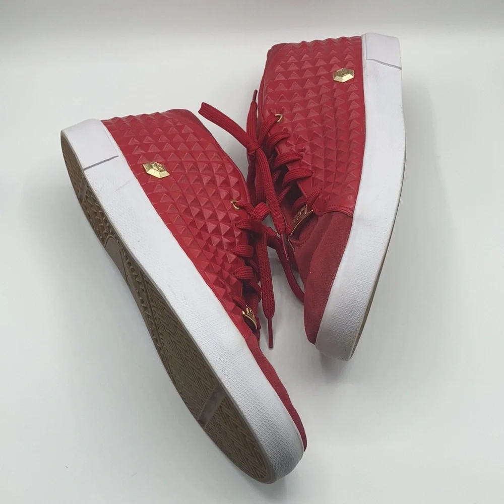 Nike Lebron XIII Lifestyle Mid Top Sneakers Shoes Gym Red Gold Men's Siz… - Picture 14 of 17
